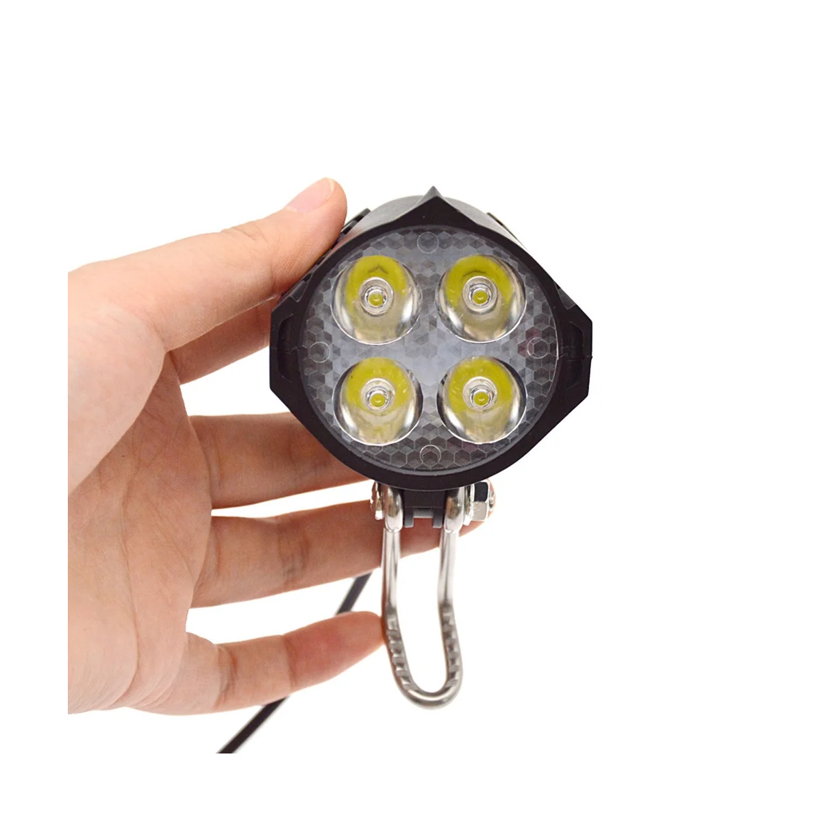 Ebike E-Bike 36V-48V Electric Bicycle Light with Horn Waterproof Headlight Horn Set Front Headlight Parts