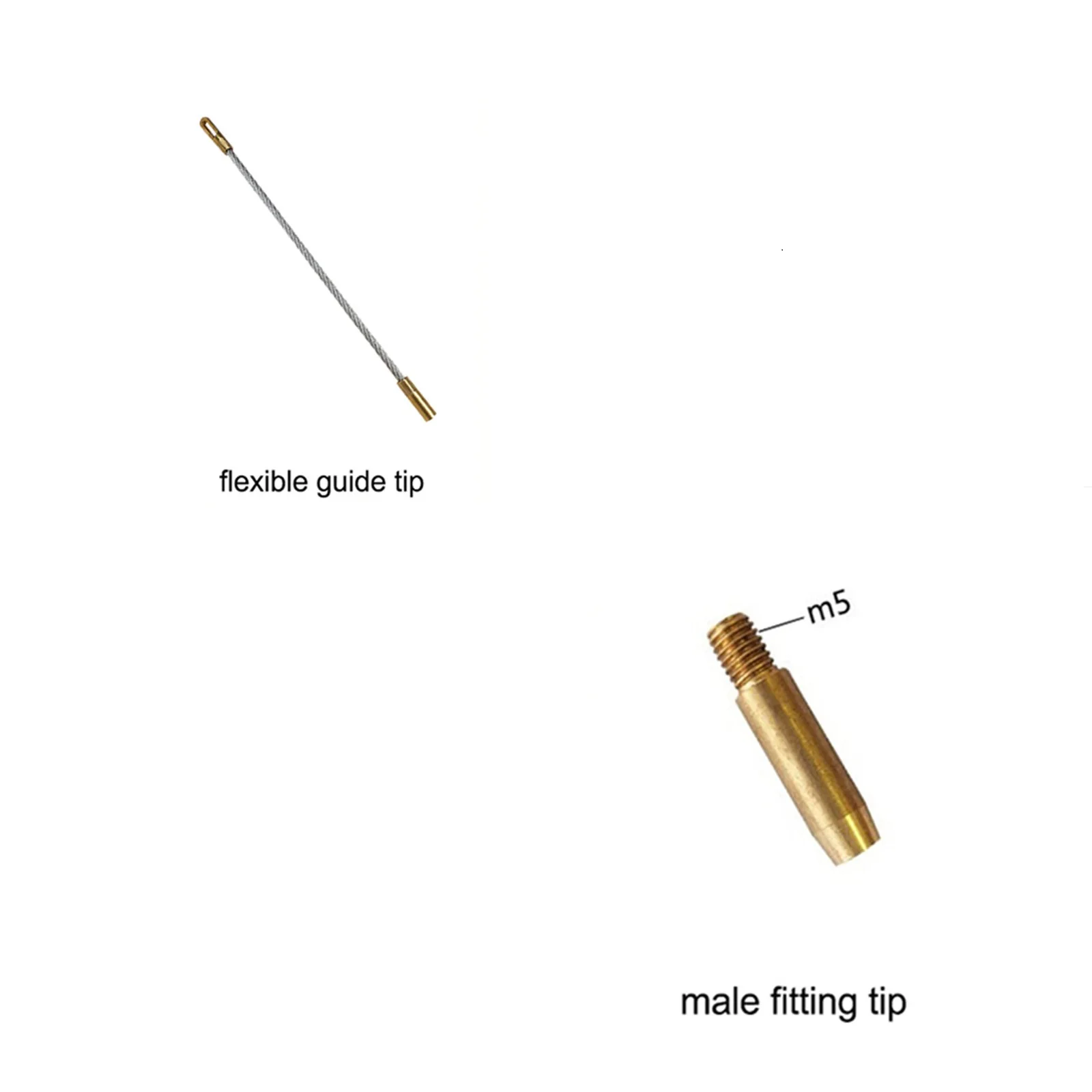 

Наборы аксессуаров для протяжки кабеля: медные направляющие наконечники, сменные гибкие ведущие элементы для протяжки проводов