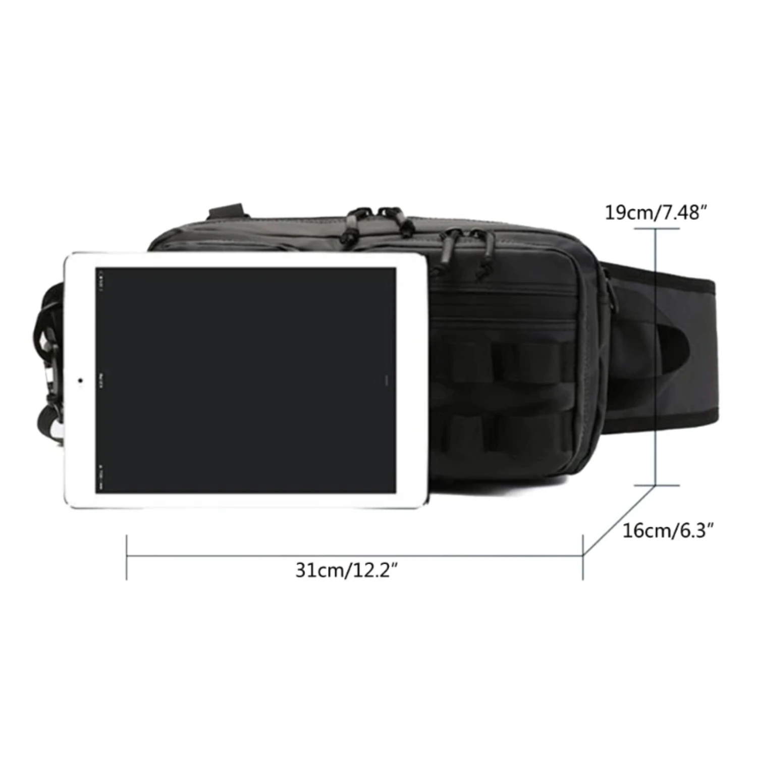 Large Capacity Camping  Waterproof Multifunctional Lures Waist Pack Outdoor Shoulder  Fishing Tackle  Lures