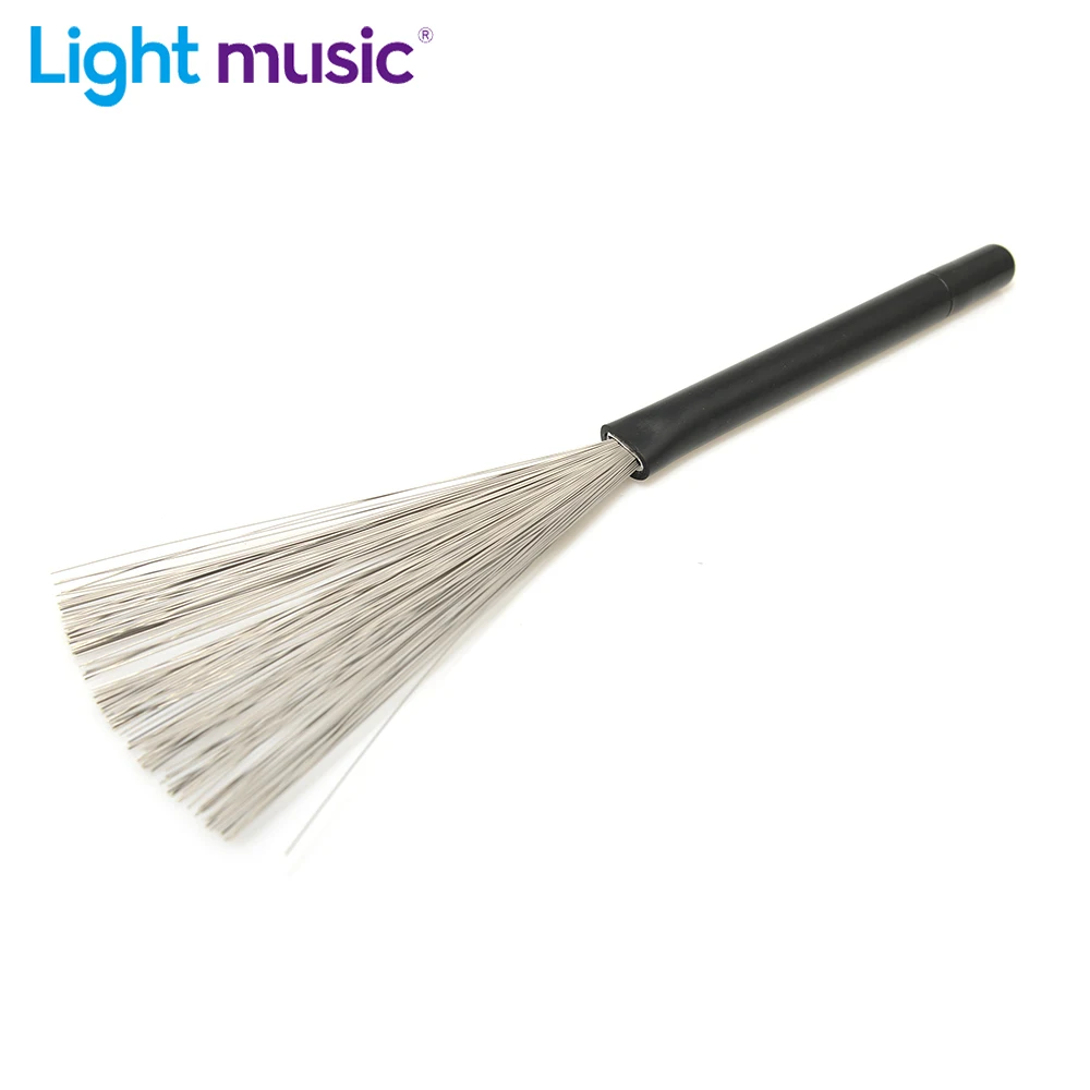 

1 Pair/2Pcs Jazz Drum Brushes Retractable Drum Sticks Percussion Drumsticks Musical Accessories Drum Sticks 29Cm Black/nickel