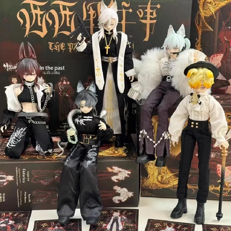 

Коллекционная шарнирная кукла MJD в масштабе 1/12 из серии «Ретро: Прошлое на Сицилии» с артикулированными ушками животного, фигурка BJD, декор для рабочего стола