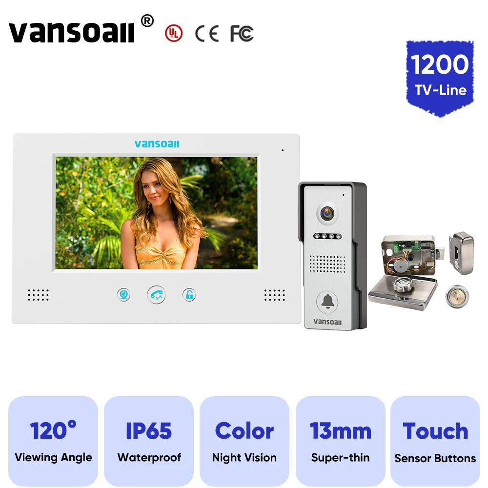 VANSOALL Video Intercom System with 7\