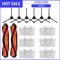 Roller Side Brush Dust Bag For ROIDMI EVE MAX  Robot Vacuum Accessories Replacement