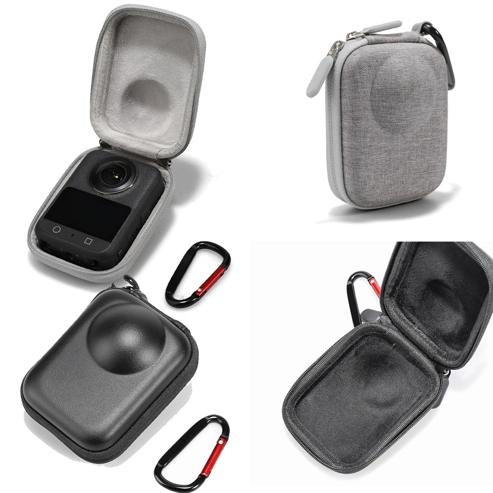

Mini Carrying Case for DJI OSMO 360, Panoramic Camera Storage Bag Travel Case Portable Organizer Bag with Carabiner Accessories