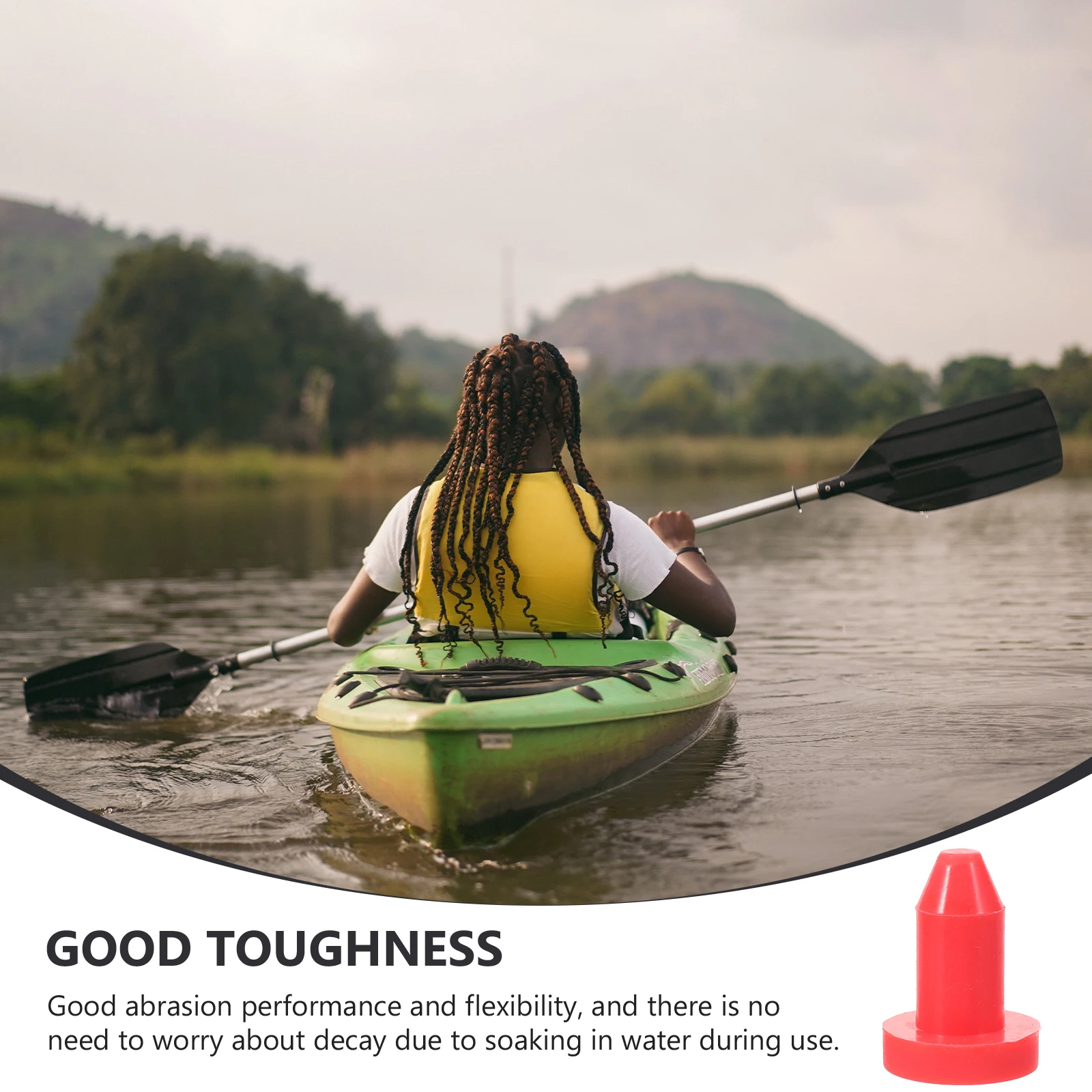 

2pcs Kayak Silicone Drain Replacement Marine Stopper Boat Accessory Canoe Use Waterproof kayak marine drain plugs boat