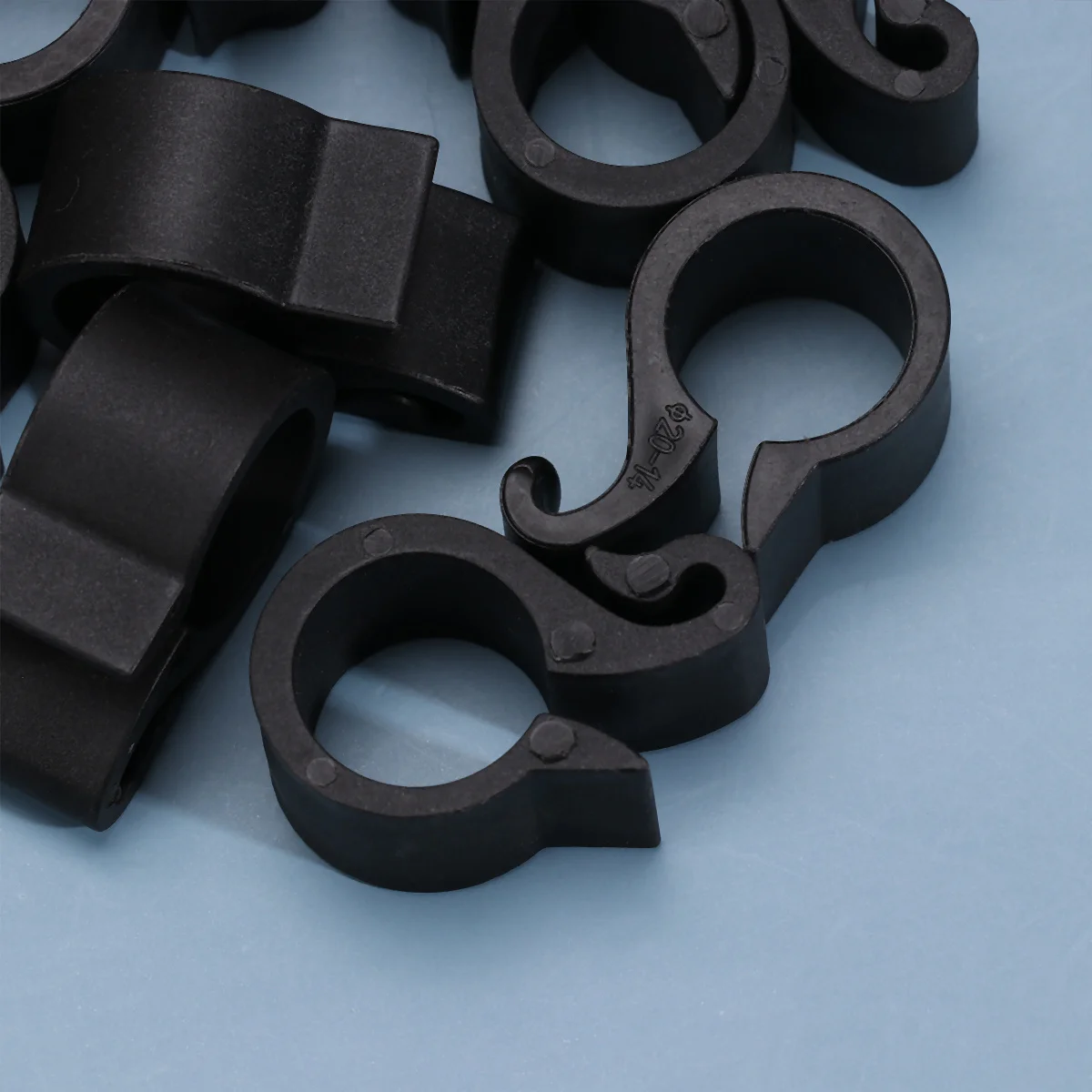 

50pcs Pipe Clamps Hook Fasteners For Drip Irrigation System Garden Hose Buckle Water Tube Holder Galvanized U-Bolt Pvc U-Shaped