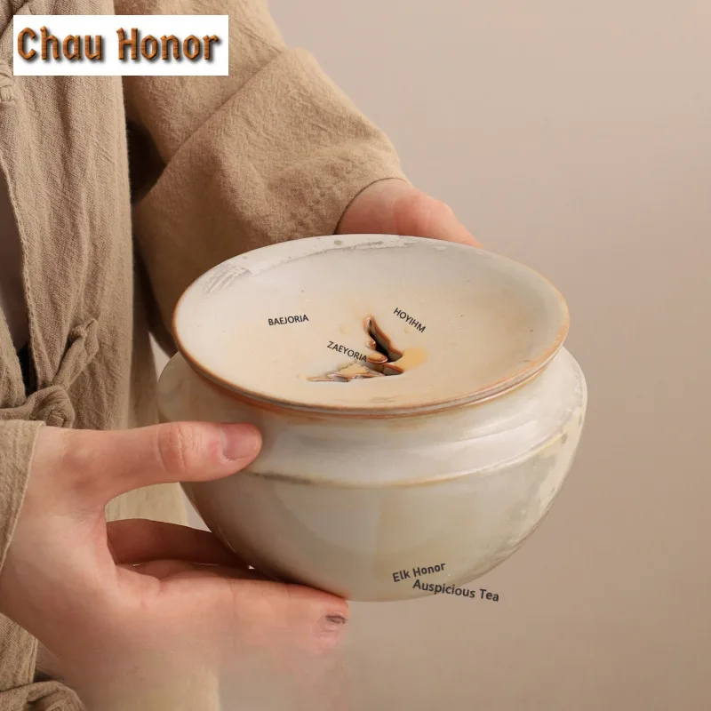 

Dark-Colored Wood-Fired Naxuan Jianshui Japanese-Style Large Tea Wash Cup, Residue Jar, Small Bucket, Ceremony Acces