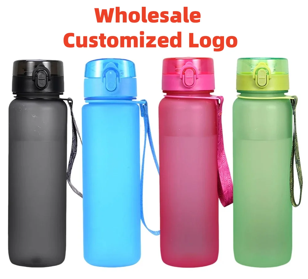 

50 560ML Drinking Water Bottle Leak Proof Outdoor Travel Portable Gym Fitness Jugs for Office Gym Outdoor Sports customized logo
