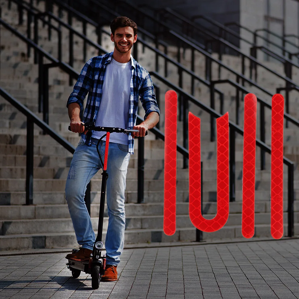 ملصق عاكس مقاوم للغبار، شريط عاكس للسلامة، غطاء حماية مقاوم للماء، ملحقات سكوتر #2