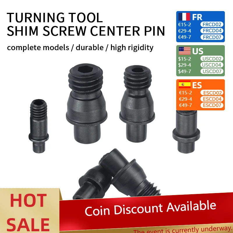 

Аксессуары для токарного станка с ЧПУ 10/20/50 шт., центральный винт 618, Крепежное лезвие, резак, аксессуары для Центральный штифт, винт