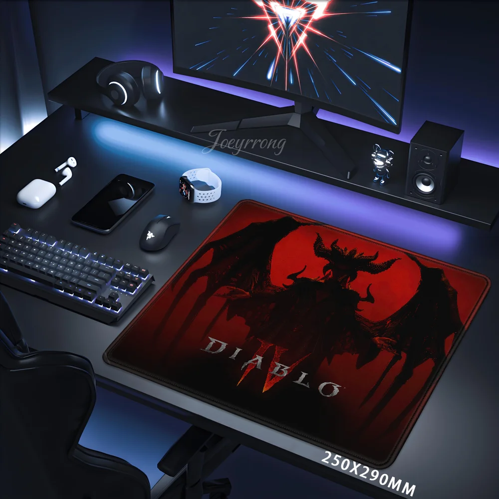 

Diablo games Mousepad Small Mouse Pad Desk Pad Desktop Computer Keyboard Wireless Mouse Boy Girl Gift for Play games