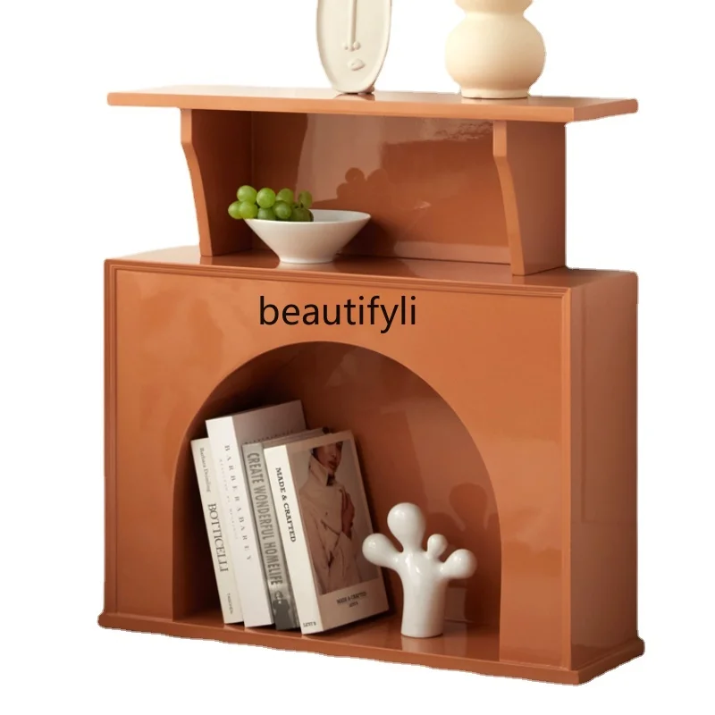 

yj Simple Fireplace Entrance Cabinet Fireplace Cabinet Photography Wall Curio Cabinet Wall Cabinet Shelf