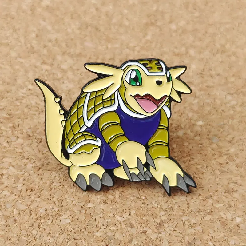 Digimon Adventure Enamel Pin Brooch for Women Cartoon Lapel Pins Badges on Backpack Clothing Accessories Jewelry Fans Gifts