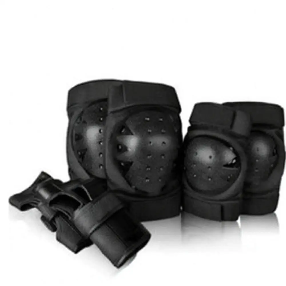 For BKUBA Protective Gear Set Knee Pads Elbow Guards Wrist Braces For Skateboard Roller Skate Skiing Safety Sports