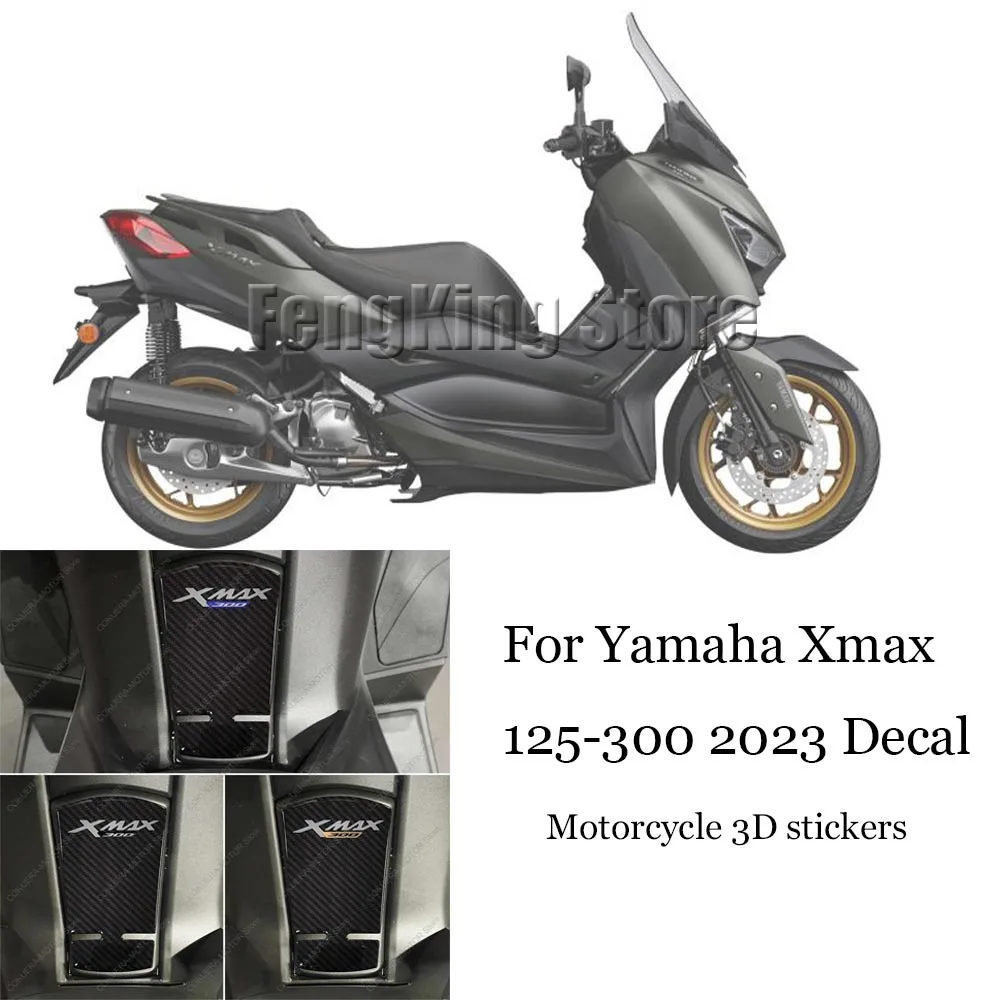 

Door Water Tank Protection Sticker Motorcycle Accessories 3D Epoxy Resin Protection Sticker For Yamaha Xmax 125-300 2023 Decal