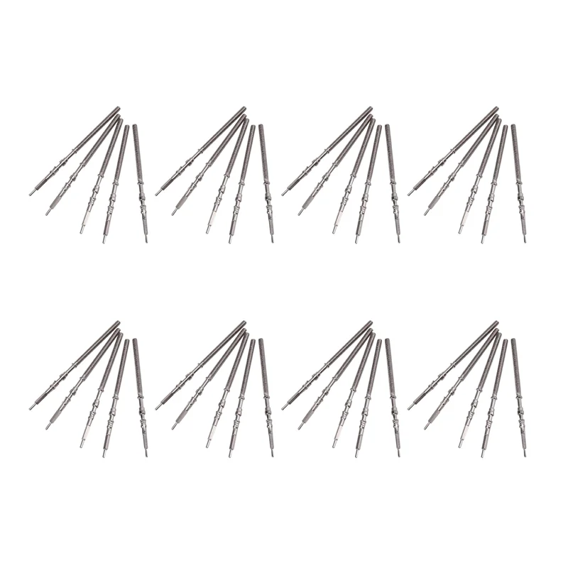 

A43T 40Pcs Movement Watch Steel Stem Crown Kit Watch Of Parts NH35 NH36 NH38 NH39 Movement Watch Stem Spare Parts