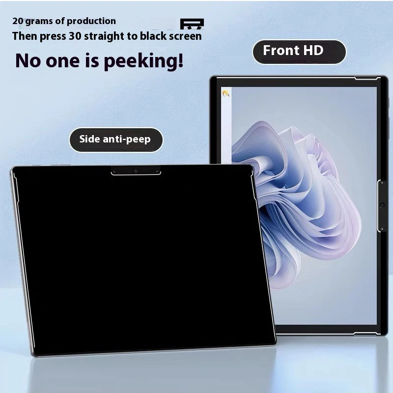 Screen Film for Microsoft Surface Pro 4 5 6 7 180° Privacy Protection Film for Surface Go 1 2 3 4 Magnetic Attraction Film