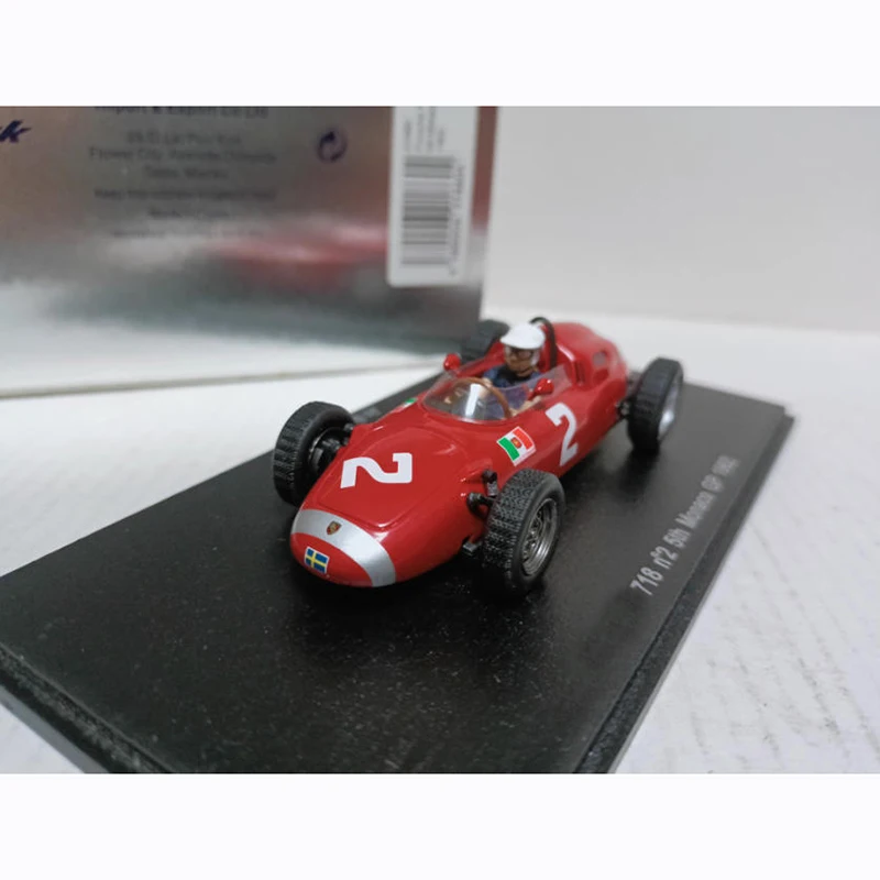 

Spark 1/43 718 5-й Монако GP 1962 года, модель гоночного автомобиля из смолы, классический сувенир для взрослых, подарок, статический дисплей