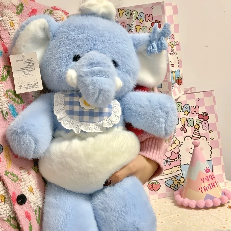 

35 см Kawaii милый слон детская одежда бумажные подгузники плюшевые игрушки кукла-животное мягкие удобные пушистые плюшевые успокаивающие куклы