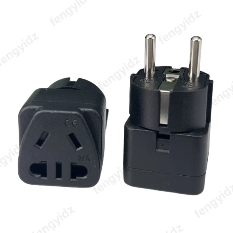 1PCS EU Travel Plug 2 IN 1 Euro European To Chinese AU 2 Pin Universal Travel Adapter Plug Converter Socket Small Plug