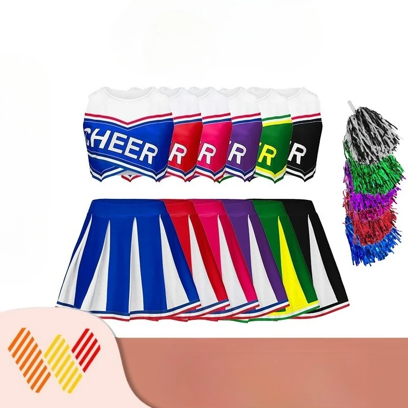 Adult Cheerleading Performance Clothing College Wind Games Cheerleading Performance Campus Competition Aerobics Clothing