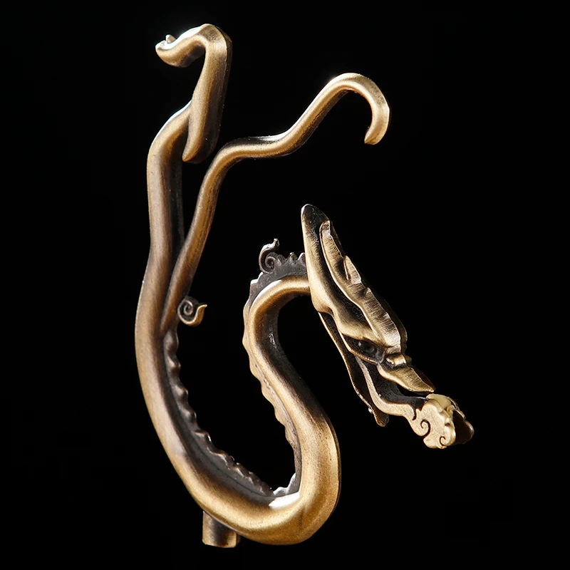 Chinesischer Drache-Räucherstäbchenhalter aus Holz für Räucherstäbchen, Räucherstäbchen, Aschefänger, Heimdekoration – Detail 6