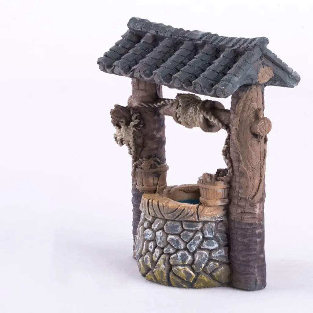 Реалистичные мини-смола Tradiational ремесленные фигурки, модель дома, бонсай, декор, сцена, статуя Реалистичные мини-смола Tradiational ремесленные фигурки, модель дома, бонсай, декор, сцена, статуя