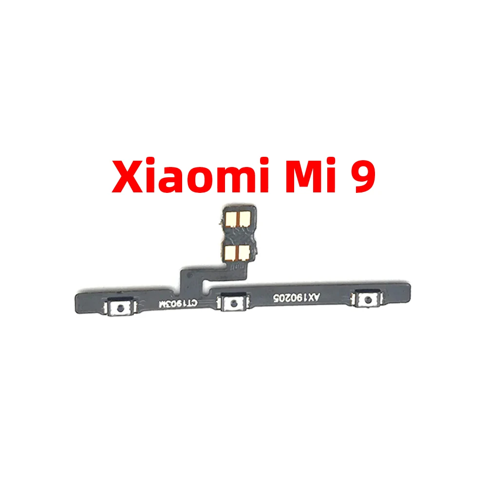 Cable flexible de repuesto para Xiaomi Mi 9 Mi 9 lite Mi 9 SE, botón de encendido, apagado, volumen, cámara