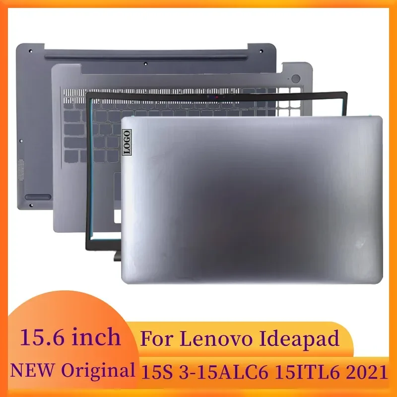 

Новый чехол для ноутбука Lenovo Ideapad 15S 3-15ALC6 15ITL6 2021, задняя крышка ЖК-экрана ноутбука, передняя панель, упор для рук, нижний чехол