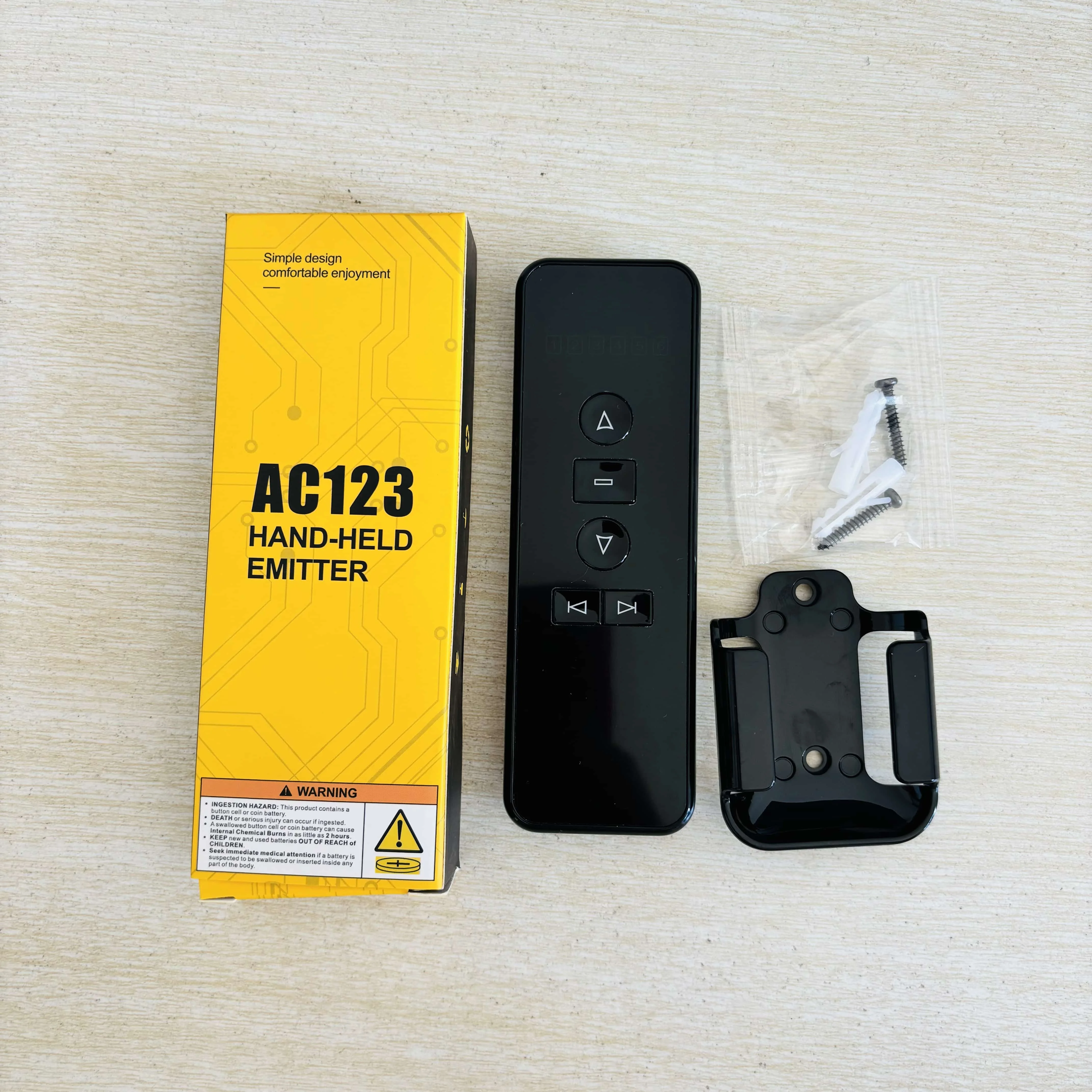 

NEW A-OK AC123 6CH Remote Controller RF433Transmitter for A OK Electric Curtian Motor,Wireless Control Intelligent Home