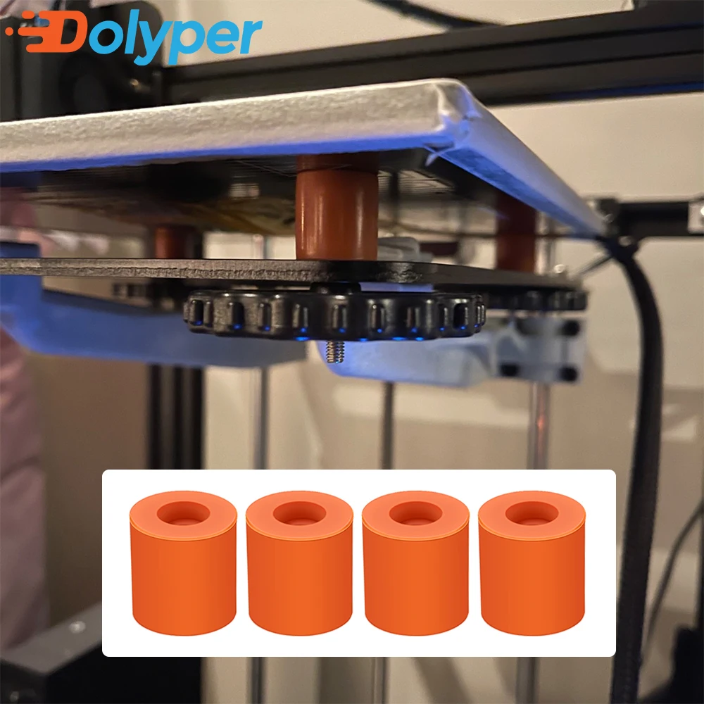 4 stücke Heißer Bett Nivellierung Spalte Silikon Solide Spacer Plattform Leveler Für CR-10/ Ende-3 V2 Prusa Anycubic Serie 3D Drucker Teile – Detail 4