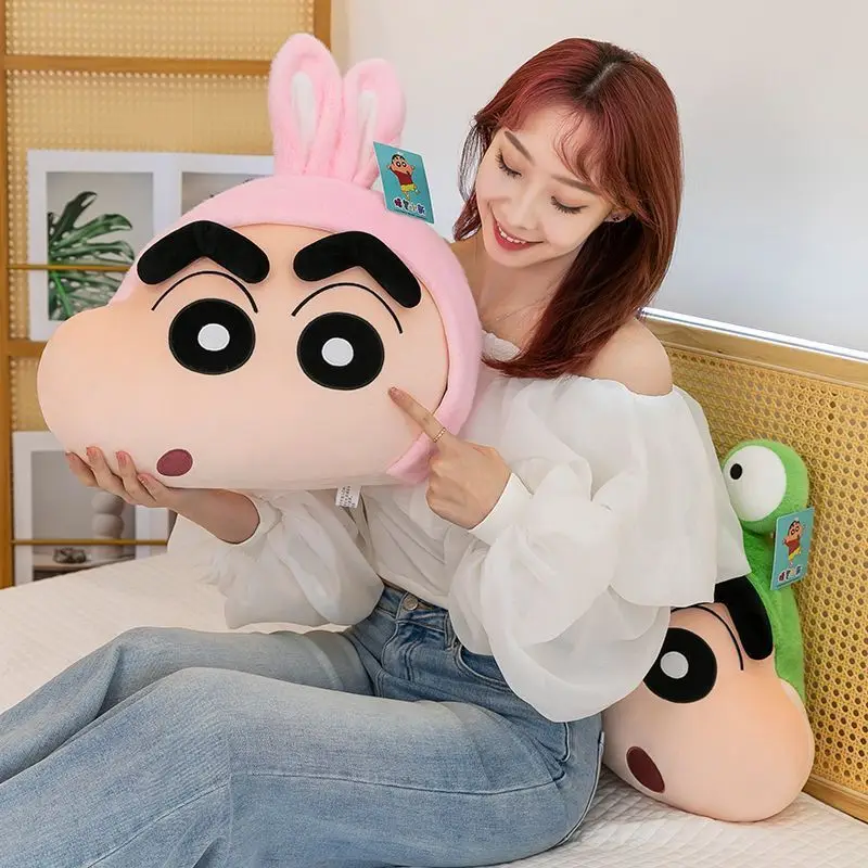 

Cartoon Crayon Shin-chan Cross-dressing Cute Sofa Plush Pillow Anime Peripheral Kawaii Shin-chan Doll Pillow Girl Birthday Gift