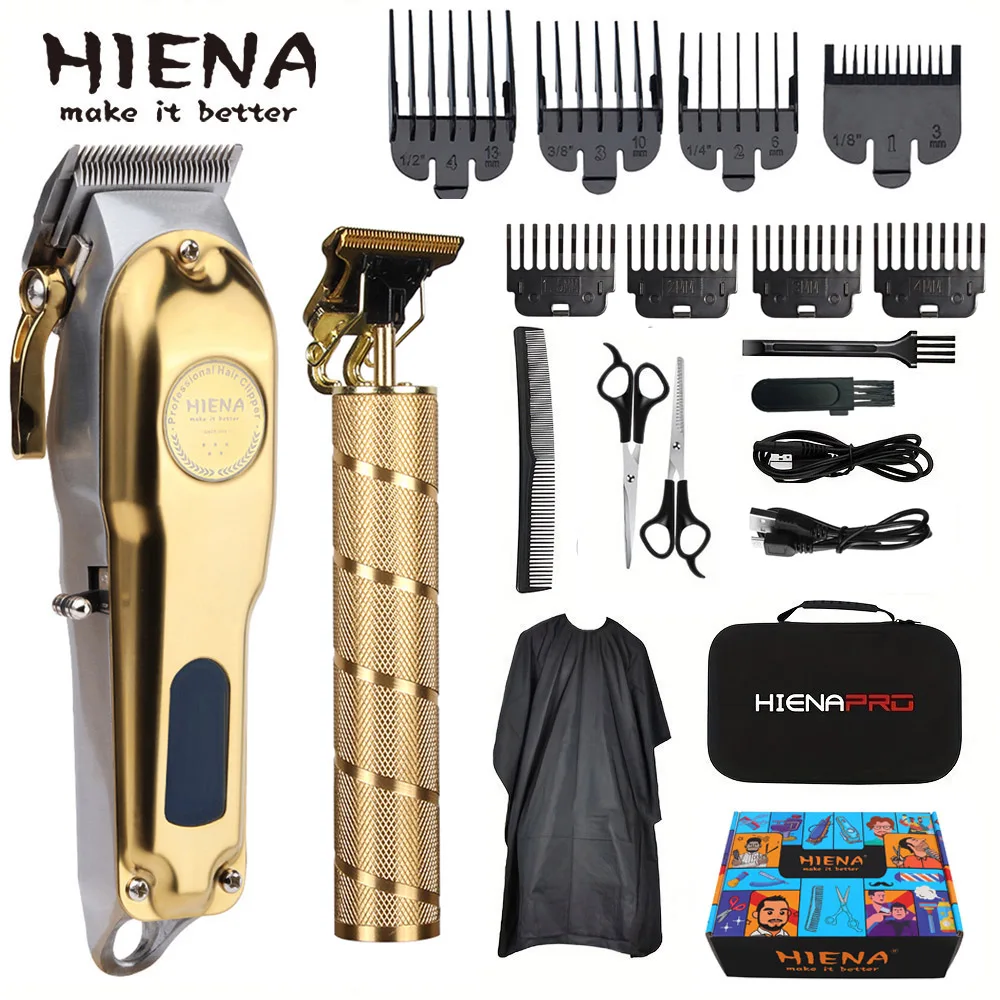 

hiena Hair Trimmer Professional Trimmer Rechargeable Haircut Machine 9000 RPM Hair Clipper Adjustable Barber Hair Clipper