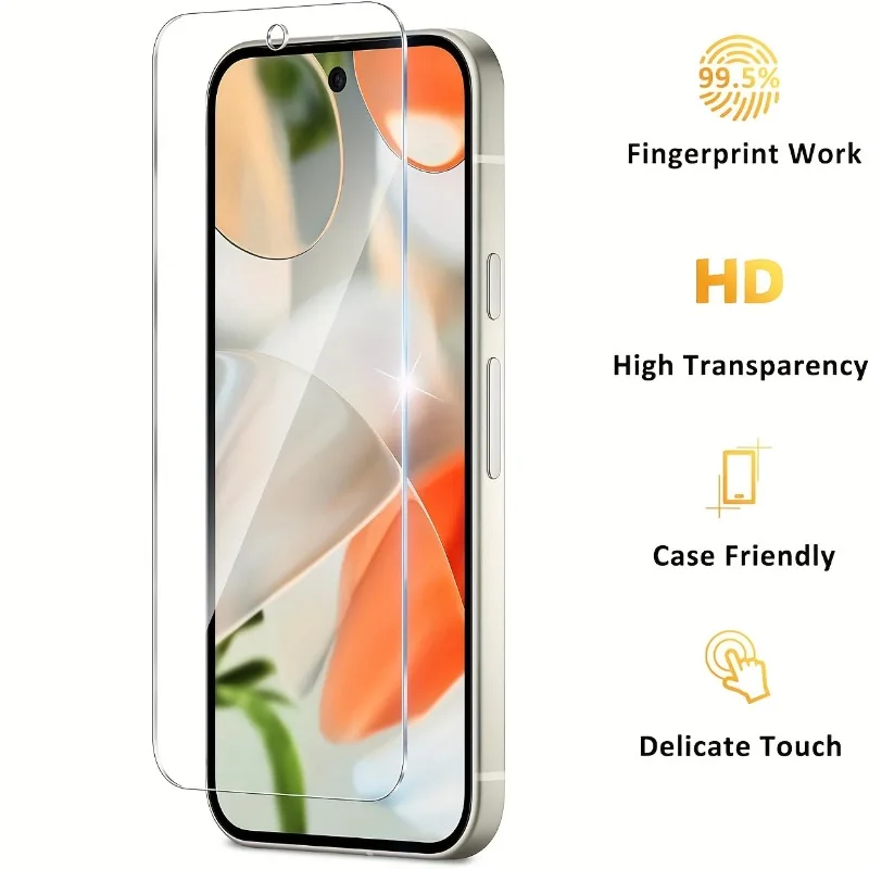 3er-Pack HD-Displayschutzfolie aus gehärtetem Glas, kompatibel mit Google Pixel 10 9 8 7 6 Pro 9a Pro XL 10 Pro XL Glasfolie