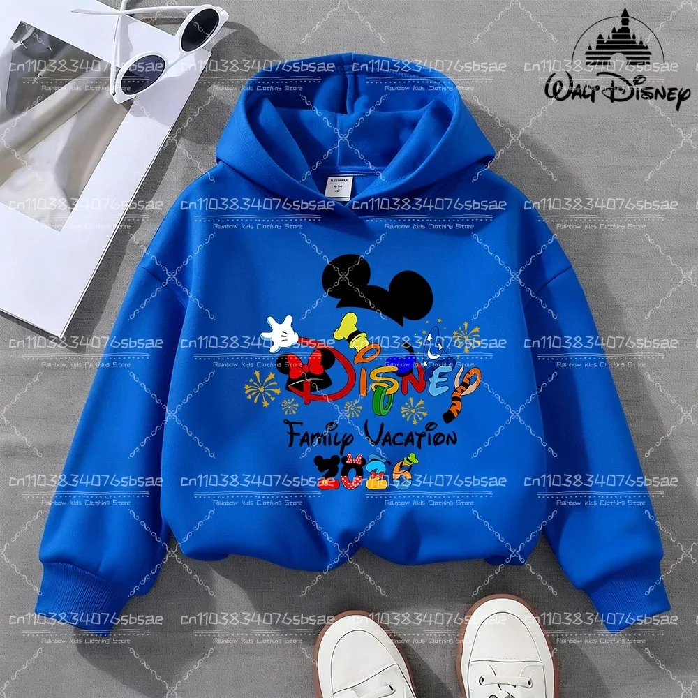 ديزني Kawaii 2026 موضة ديزني لاند رحلة عطلة الملابس كاريكاتير هوديي الأطفال أفضل الرسوم المتحركة فتاة الملابس الصبي ديزني الاطفال #3