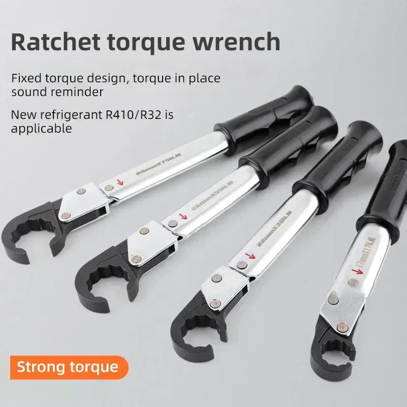 Ratchet Torque Wrench Apark Plug High Precision Open Type Wrench Set Air Conditioning Repair Tool Set ST-02L
