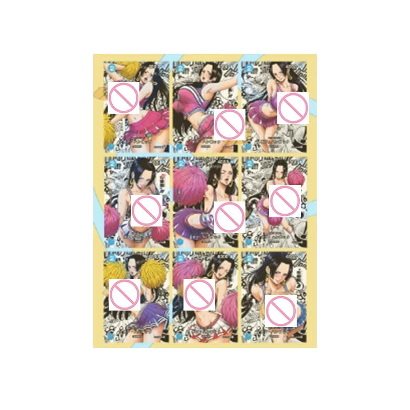 Diy japanische Anime One Piece Charaktere Nico Robin Boa-Hancock Sammelkarten Weihnachten Geburtstagsgeschenke Kinderspielzeug