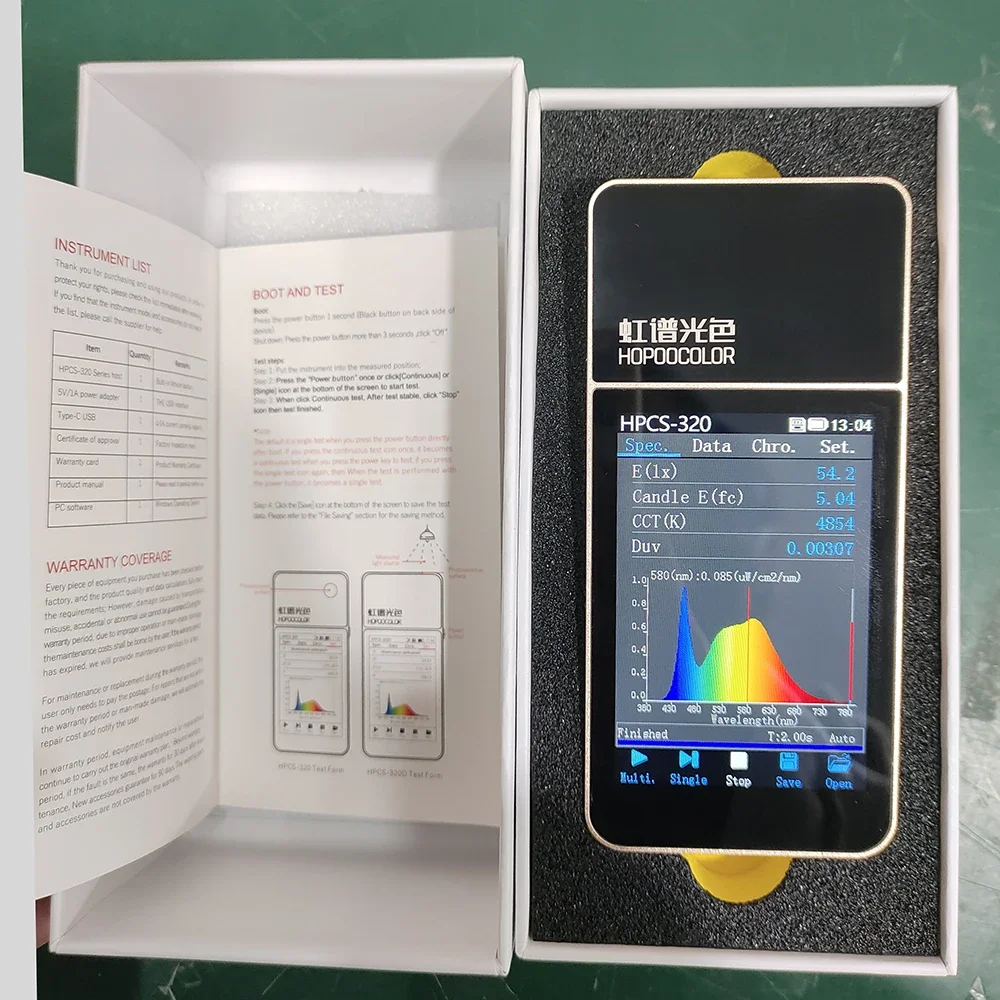 HPCS320D Low Price LED Spectrometer Light Meter Photography