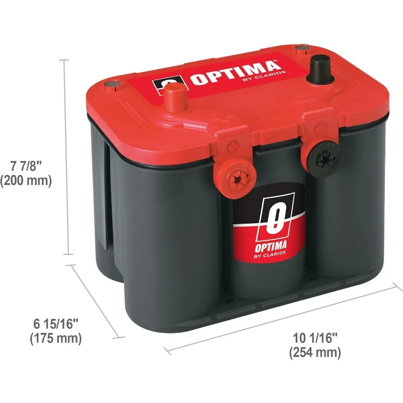 Batteries High Performance 34/78 RedTop Sealed AGM Car, image 2