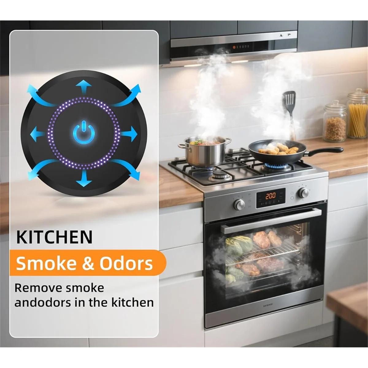 

Портативный генератор ABME, мини-очиститель воздуха, машина для устранения запаха, для автомобиля, холодильников, комнаты