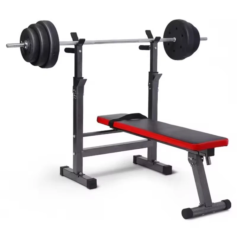 

Adjustable Press Home Gym Strength Training Exercise Equipment Body Foldable Sit-up Board Heavy Duty Weight Workout Flat Bench