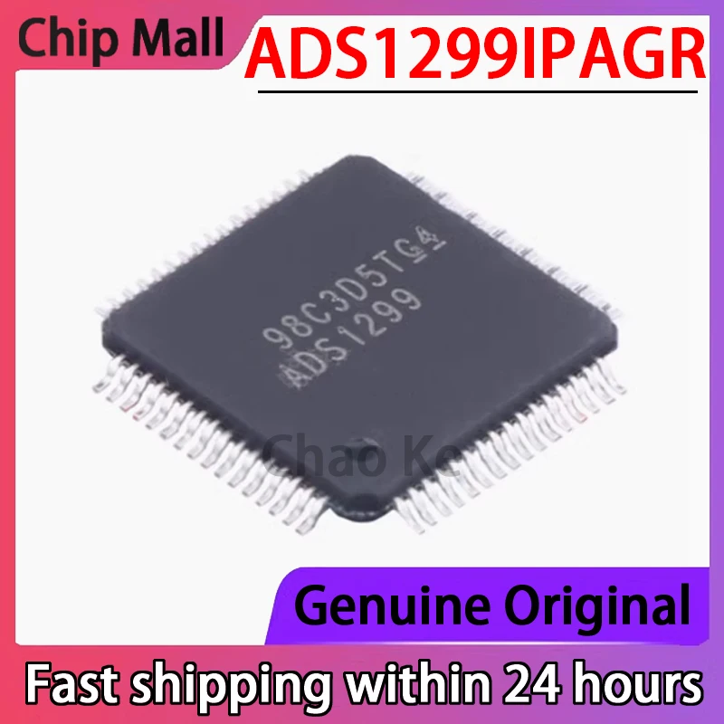

1PCS Original Genuine ADS1299IPAGR Package TQFP-64 Analog Front-end