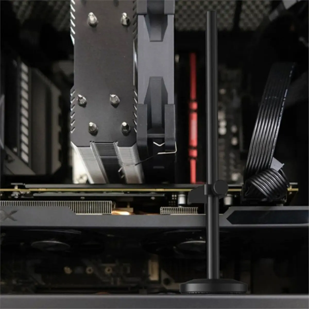 -2 Graphics Video Stand GPU Support Jack Desktop PC Case Kit Video Cards Holder Magnetic Attachment