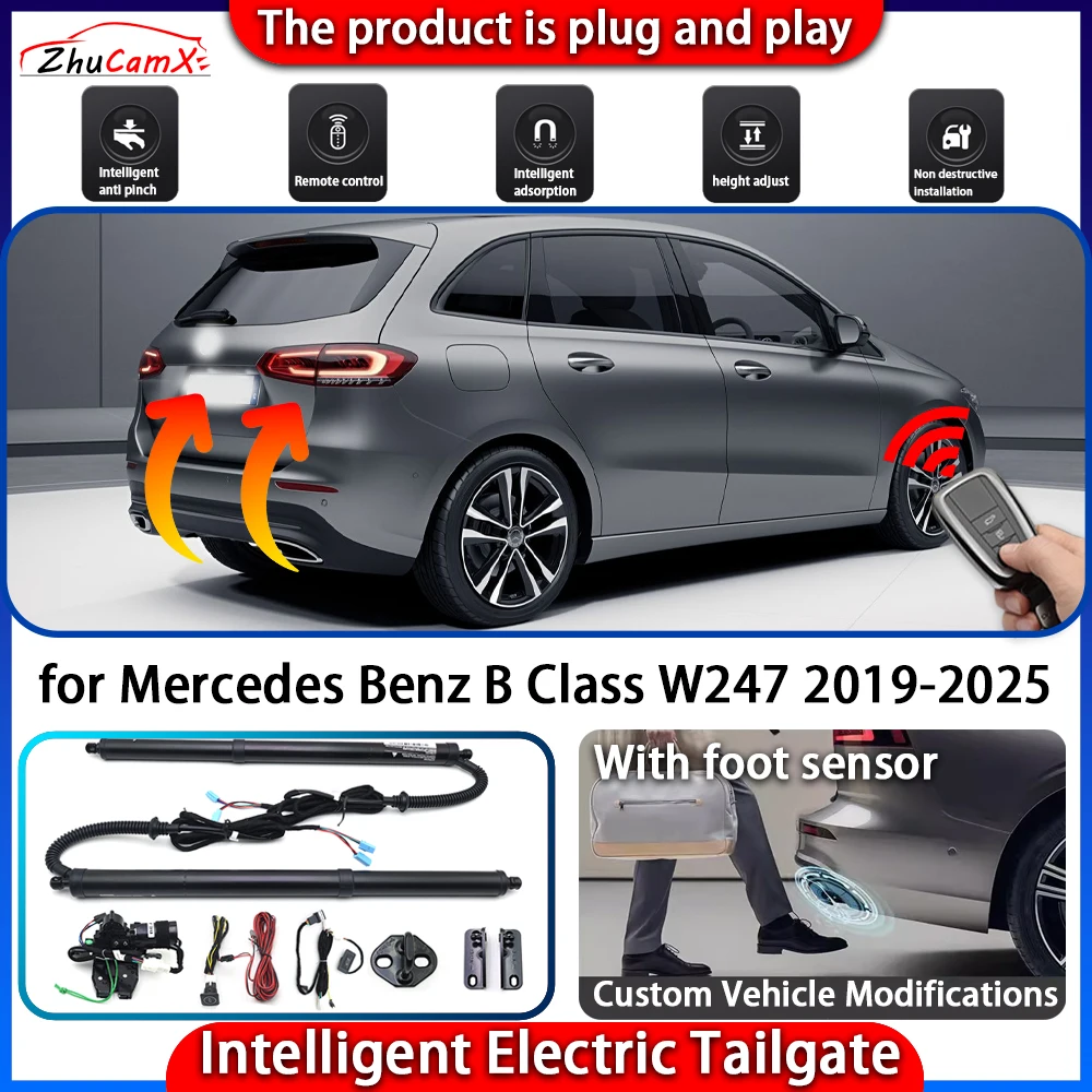 

Smart Powered Tailgate System for Mercedes Benz B Class W247 2019-2025 Automatic Intelligent Electric Trunk Lift Control Kit