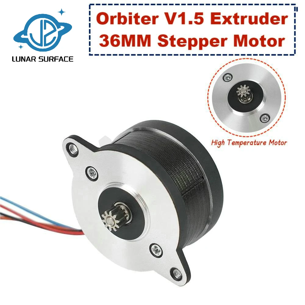 

LS-3D Printer Parts Orbiter V1.5 Extruder 36MM Stepper Motor With Gear,36STH20-1004HG(XH) For VORON 2.4 Ender3 CR10 BLV Printer