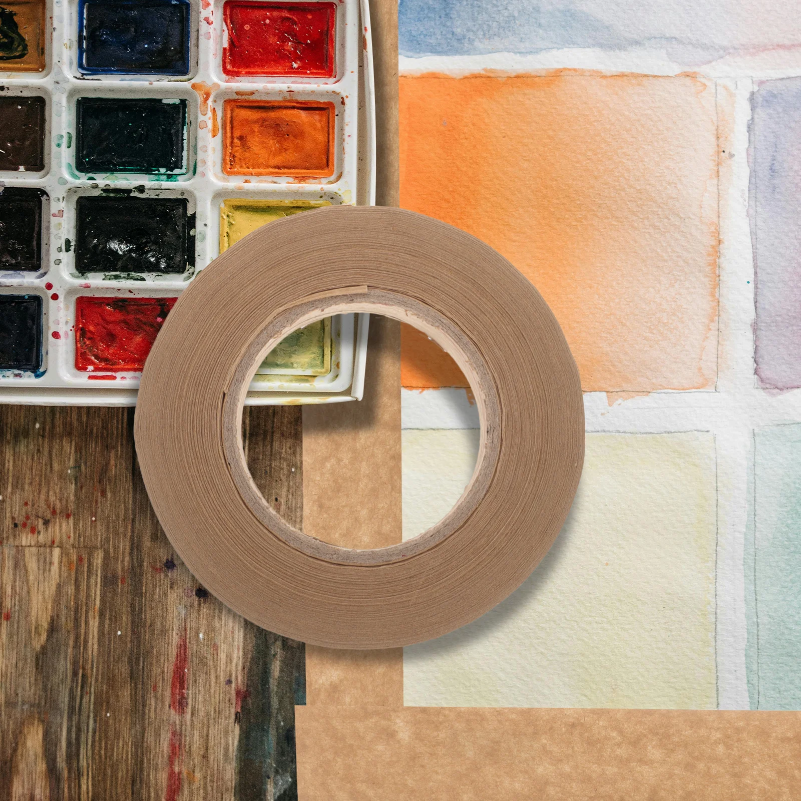 2pcs Water Artwork Protection Paper Paper Framing Tape Packing Tape Picture Framing Sealing Carton Packaging Supply