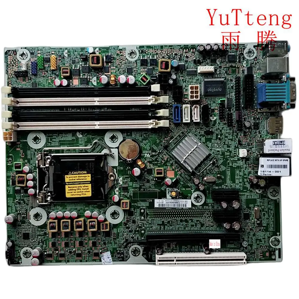 

Suitable For HP 6200 6280 Pro SFF Desktop Motherboard 615114-001 614036-002 Mainboard 100% tested fully work