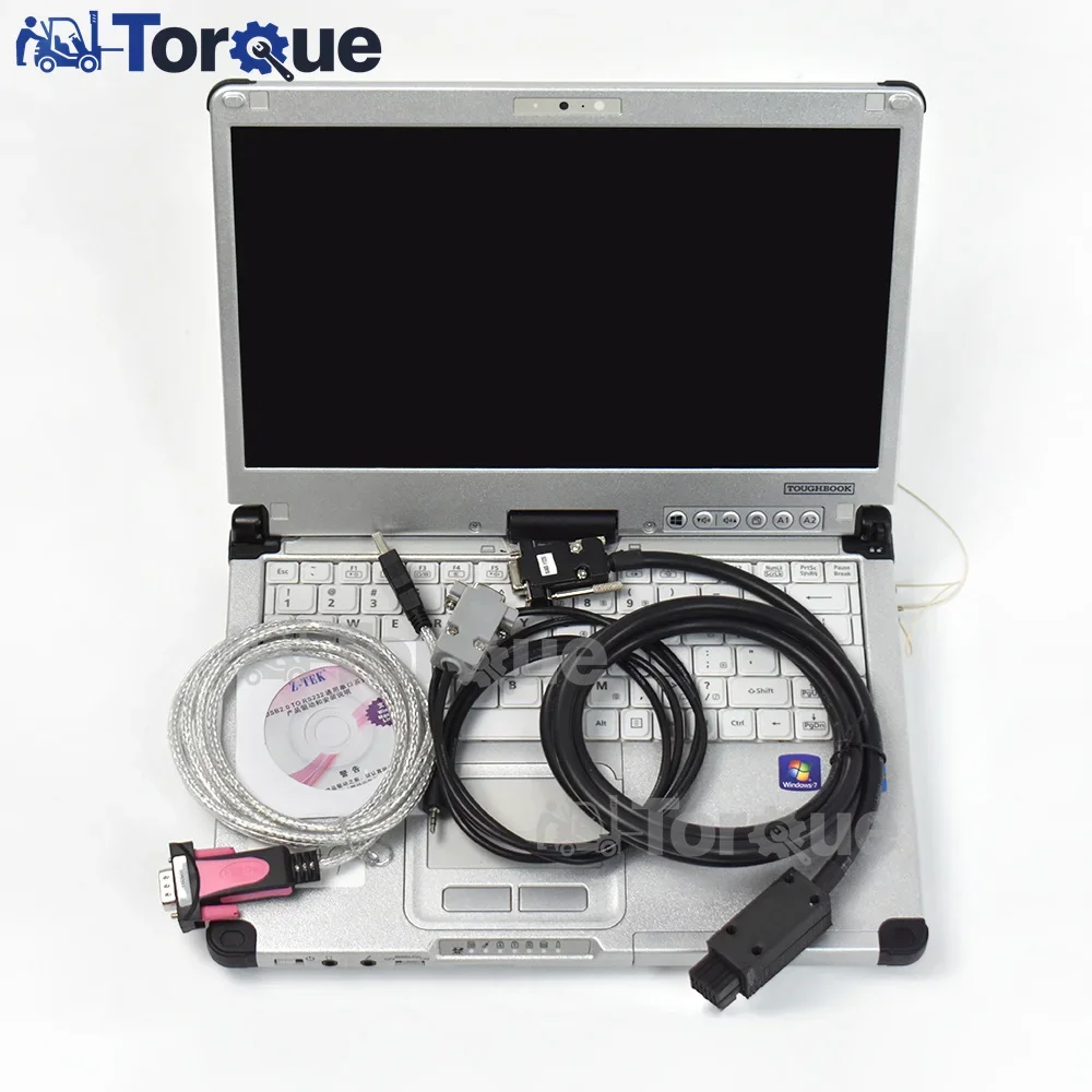 

Toughbook CF C2 untuk kucing Forlift truk alat diagnostik untuk MITSUBISHI forklift kabel diagnostik Cable 1616a68-113