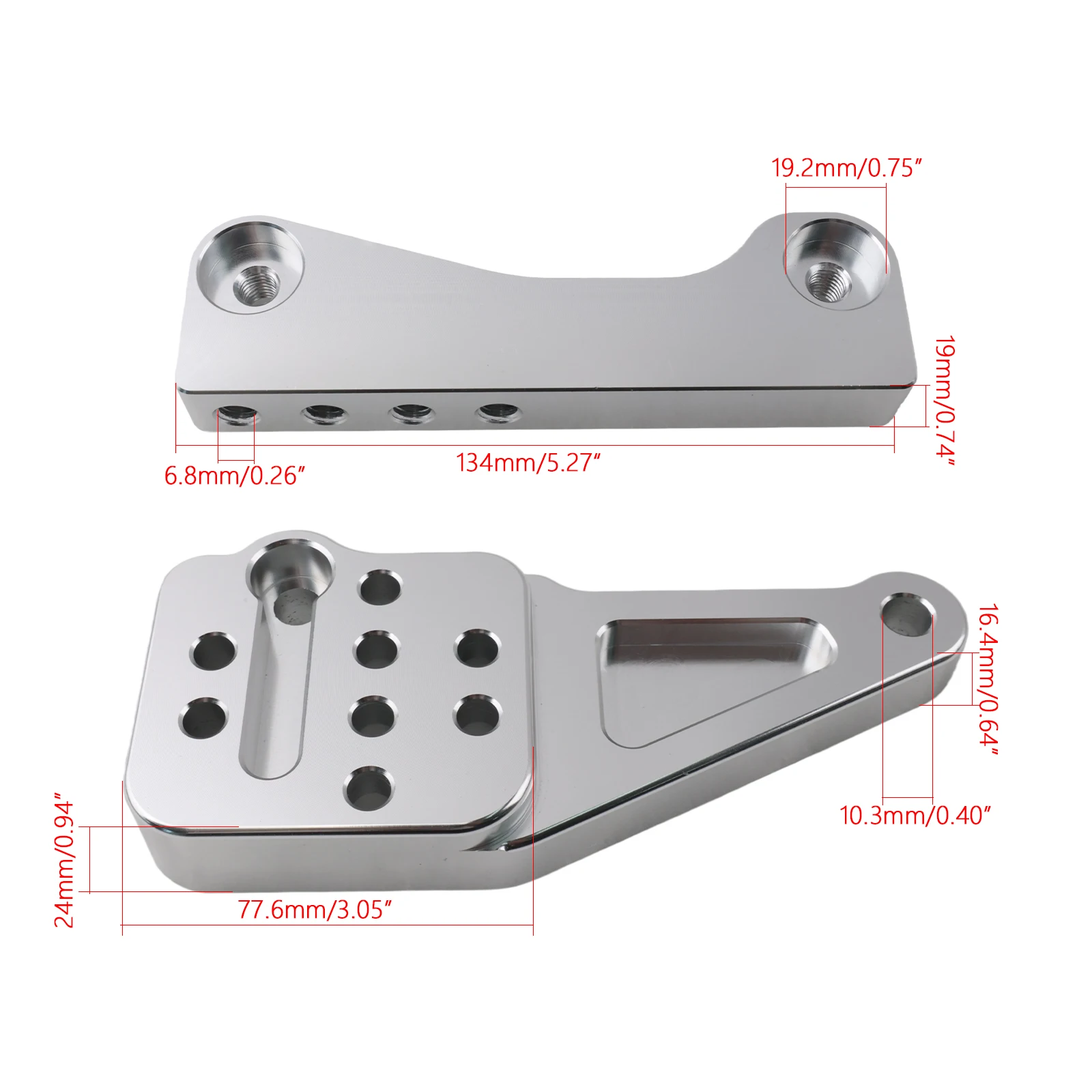 KTD-PSP-204 Power Steering Relocation bracket Kit for 2002-2004 RSX K Swap EG DC2 EK 6AN fitting pump