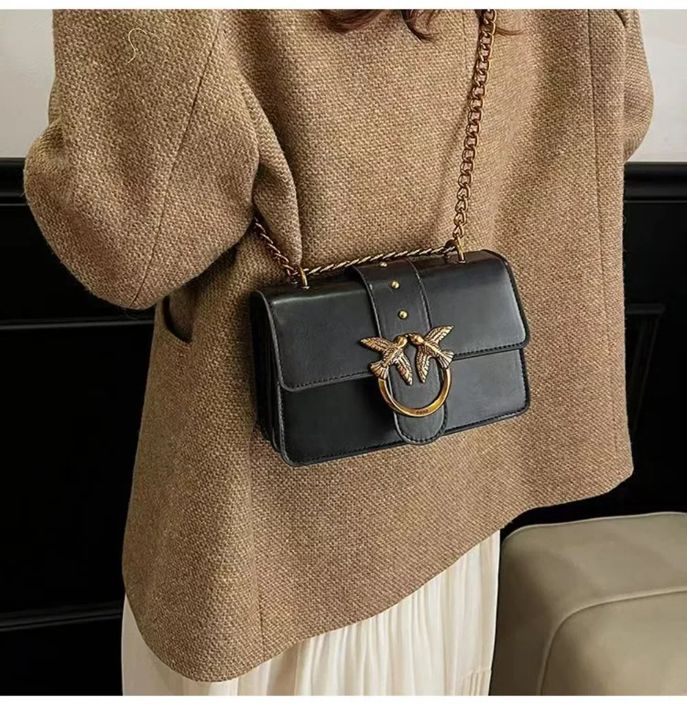 2026 Frühjahr/Sommer Kleiner Vogel Geprägte Unterarm-Schultertasche Neue Casual-Handtasche Ketten-Umhängetasche Geeignet für Frauen.689 – Detail 7